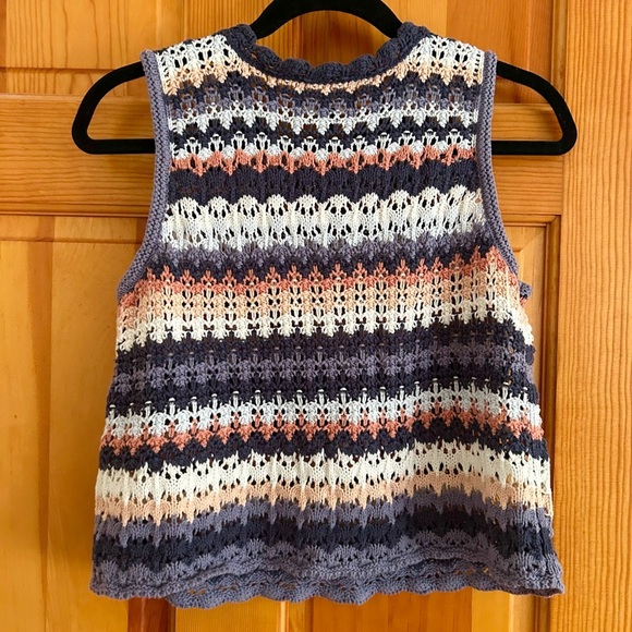 Universal Thread Striped Knit Sweater Vest Tank - Picture 3 of 4
